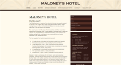 Desktop Screenshot of maloneyshotel.com.au